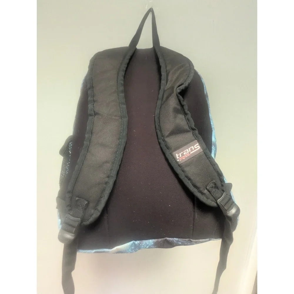 Jansport Trans backpack Cosmos Lightweight blue Black School Hiking Sports